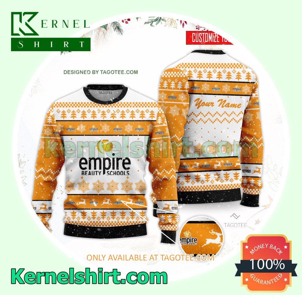 Empire Beauty School-Tampa Logo Xmas Knit Sweaters