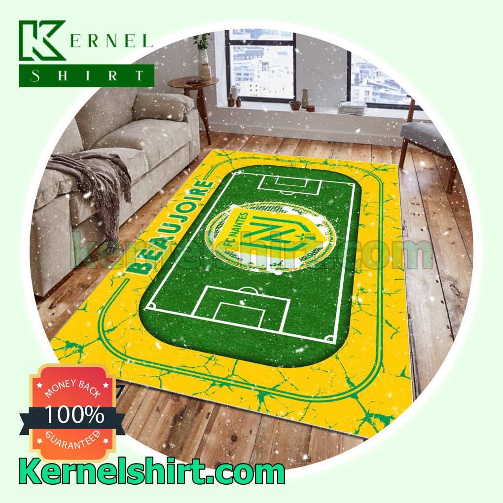 FC Nantes Fan Rectangle Rug