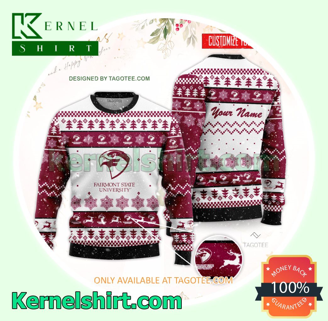 Fairmont State University Xmas Knit Sweaters