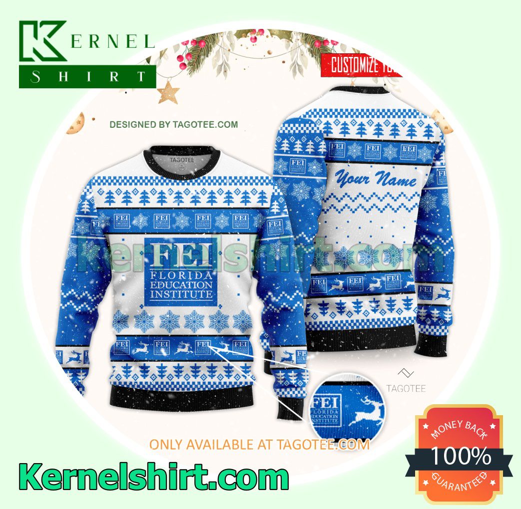 Florida Education Institute Xmas Knit Sweaters