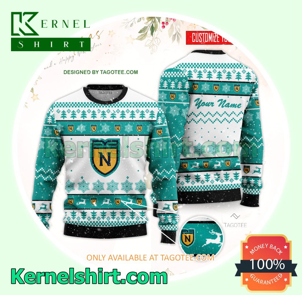 Florida Technical College Logo Xmas Knit Sweaters