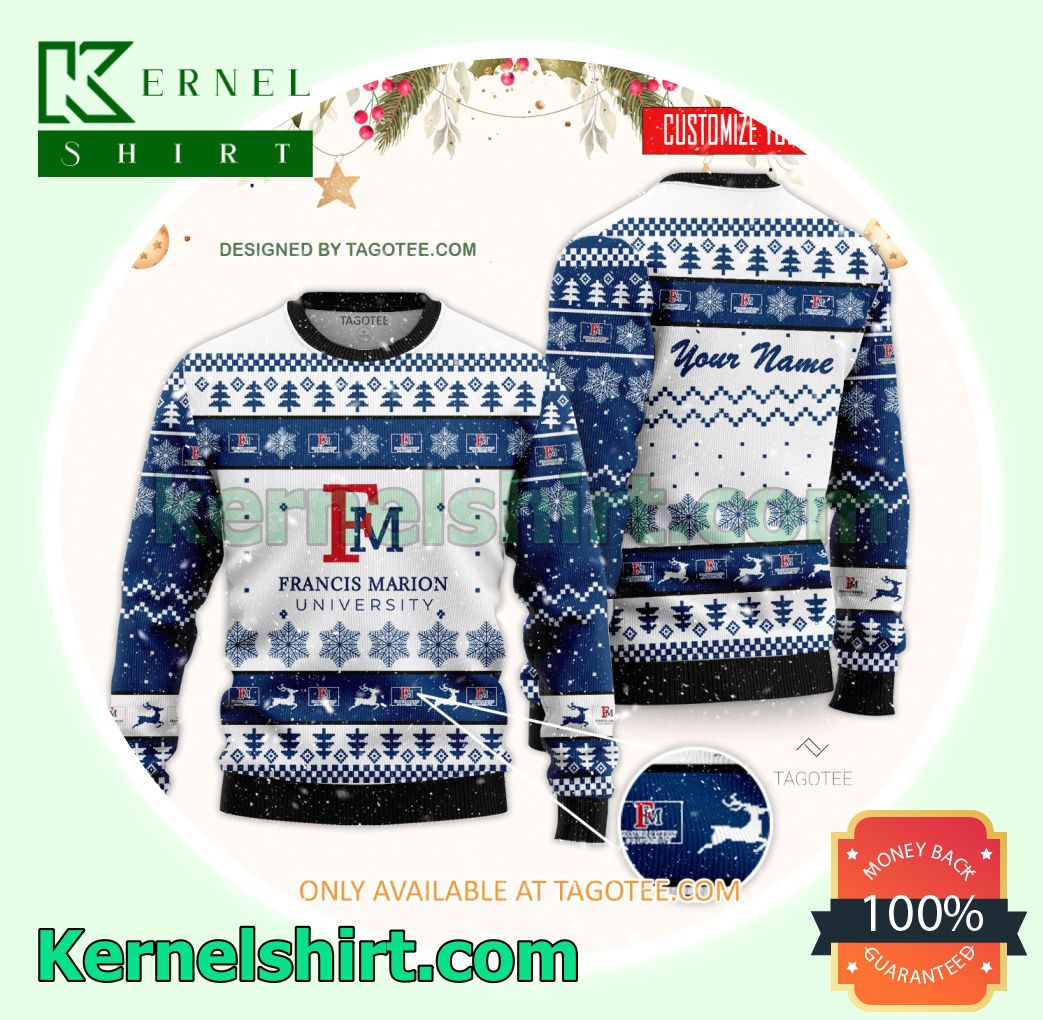 Francis Marion University Xmas Knit Sweaters