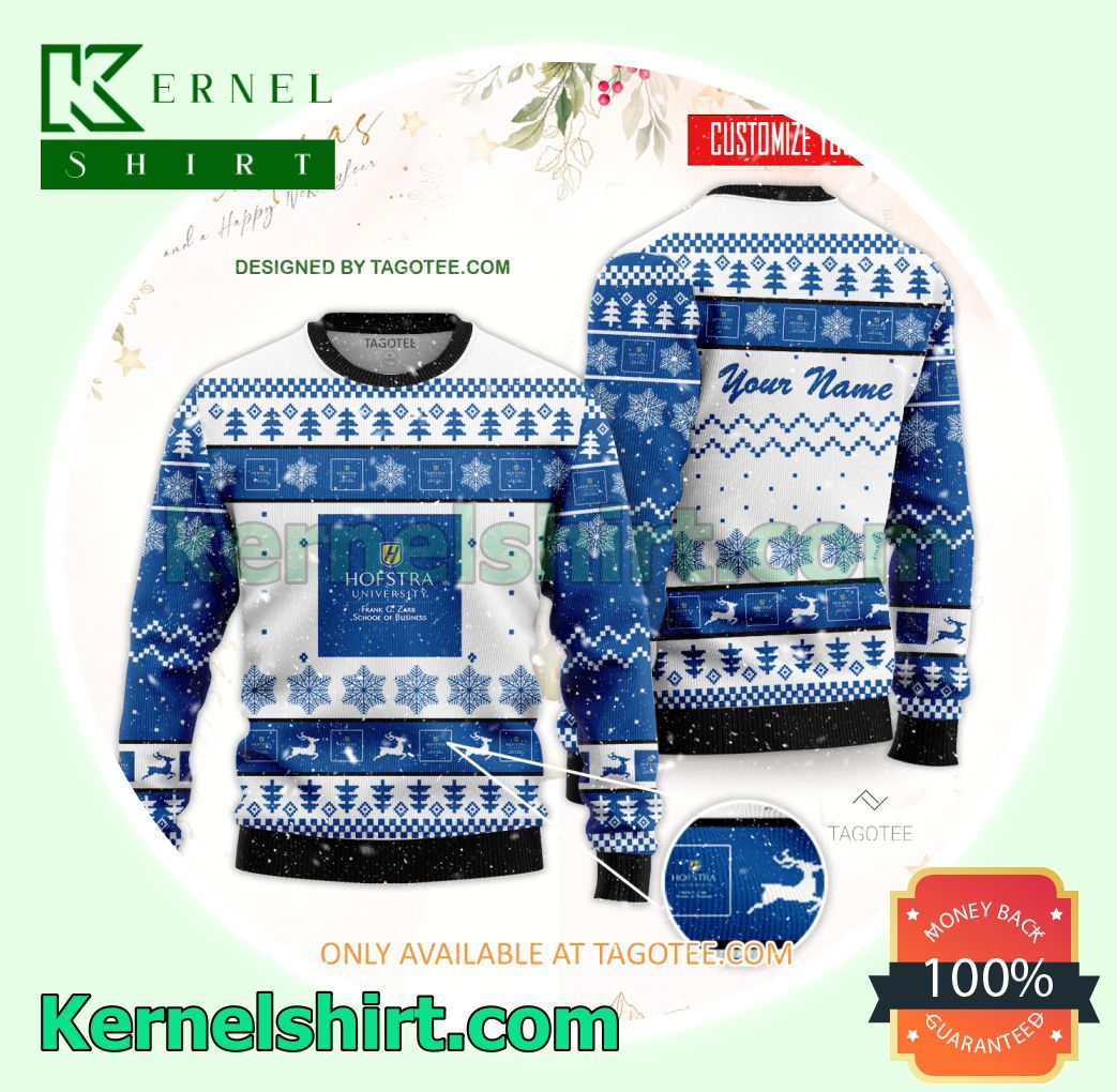 Frank G. Zarb School of Business Logo Xmas Knit Sweaters