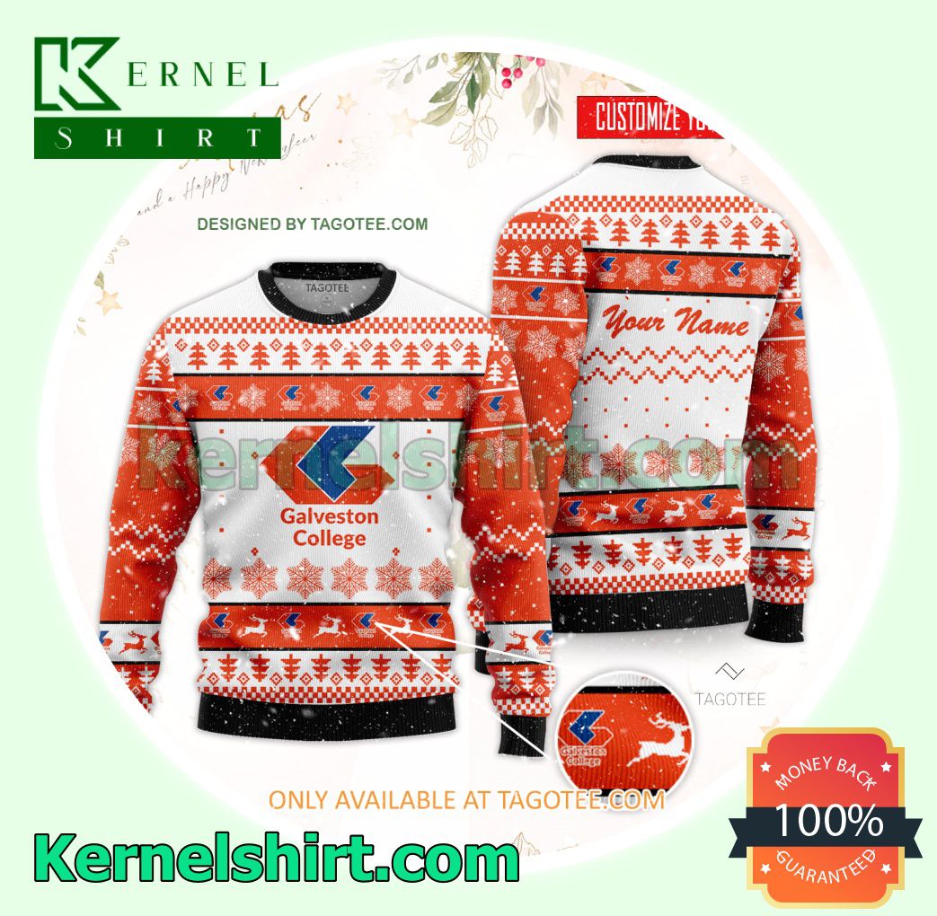 Galveston College Xmas Knit Sweaters