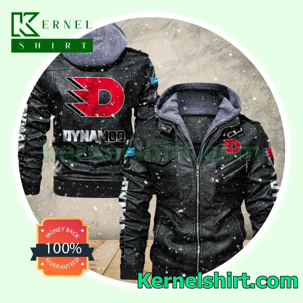 HC Dynamo Pardubice Leather Bomber Jacket