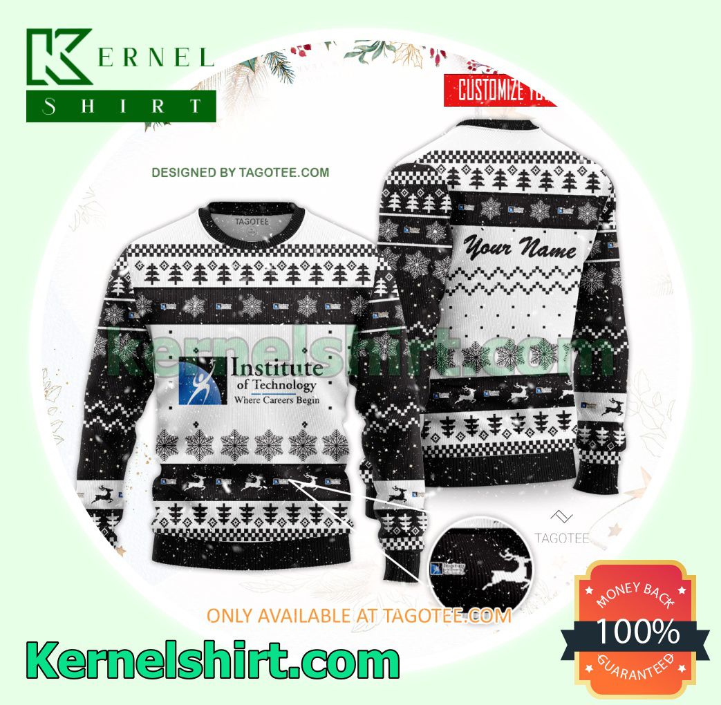 Institute of Technology Logo Xmas Knit Sweaters