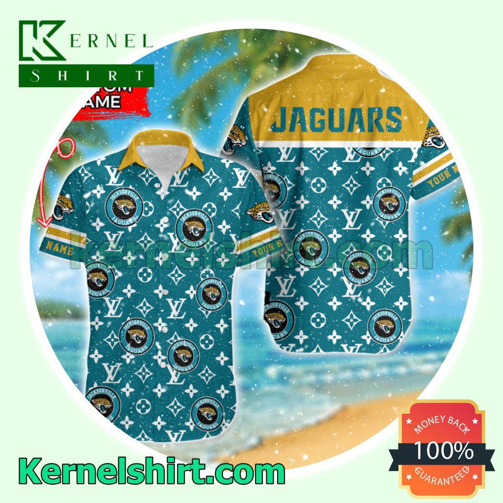 Jacksonville Jaguars Luxury Louis Vuitton Beach Shirt