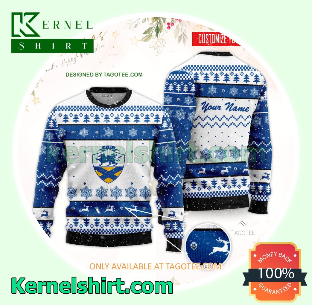 Johnson & Wales University Logo Xmas Knit Sweaters