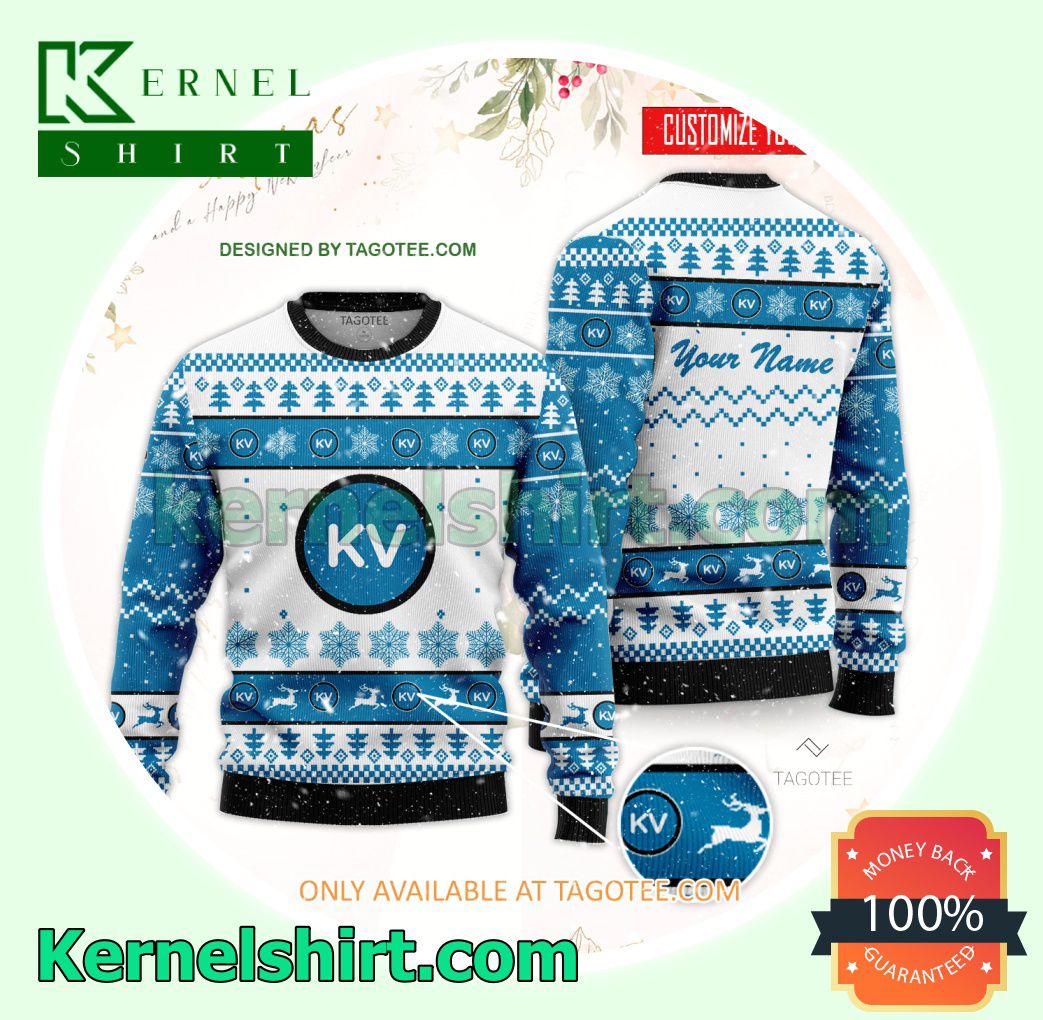 Kalamazoo Valley Community College Xmas Knit Sweaters