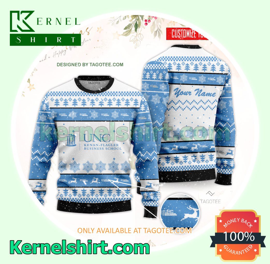 Kenan-Flagler Business School Logo Xmas Knit Sweaters