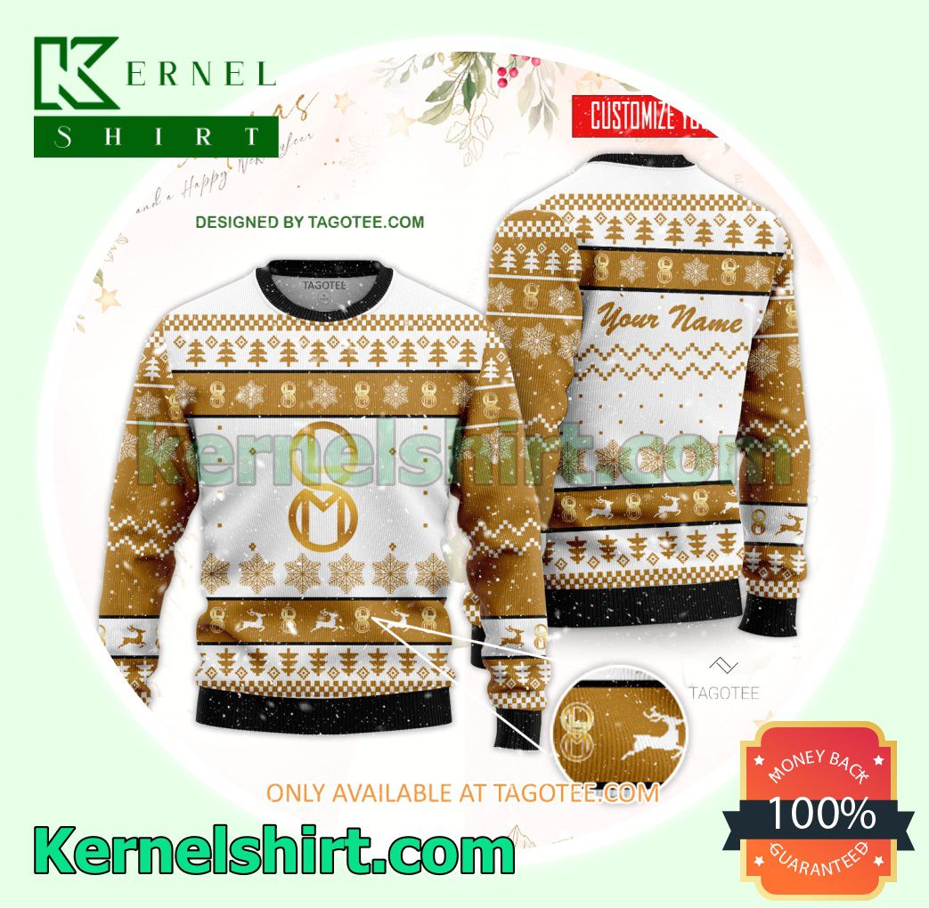 L Makeup Institute Student Xmas Knit Sweaters