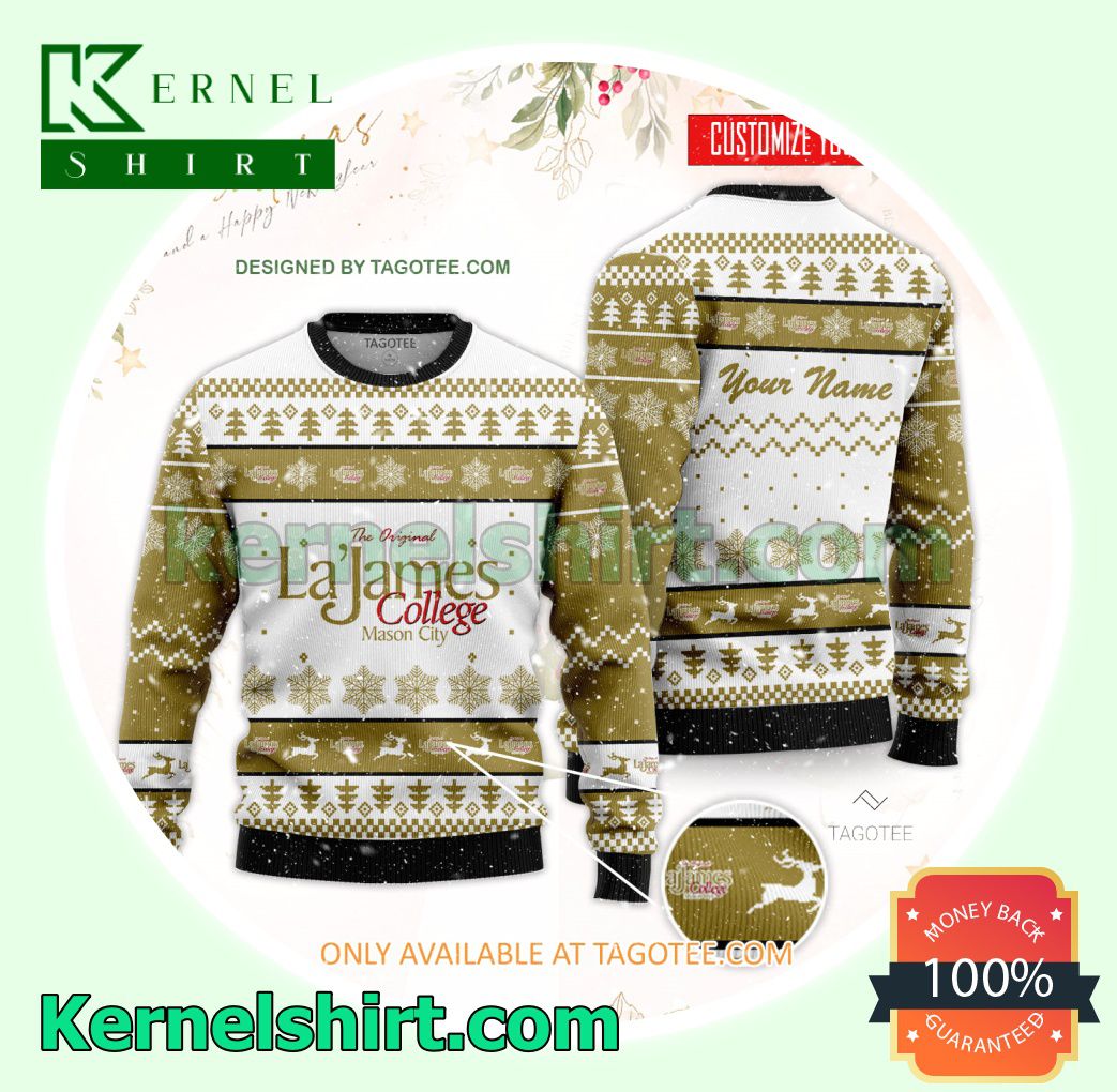 LaJames College Xmas Knit Sweaters
