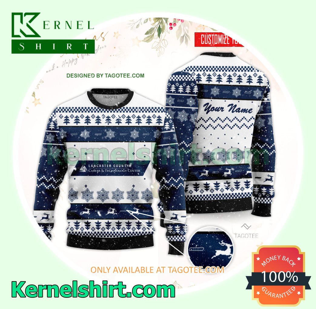 Lancaster County Career and Technology Center Student Xmas Knit Sweaters