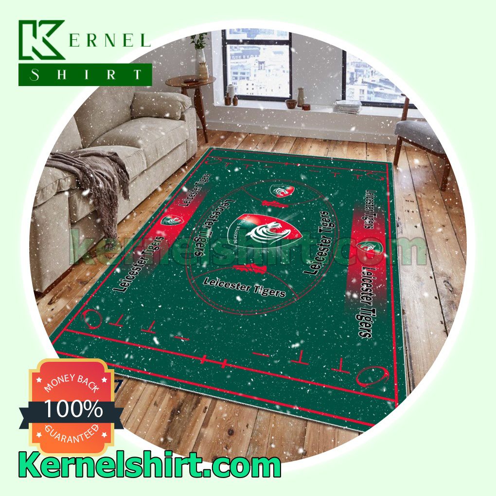 Leicester Tigers Fan Rectangle Rug