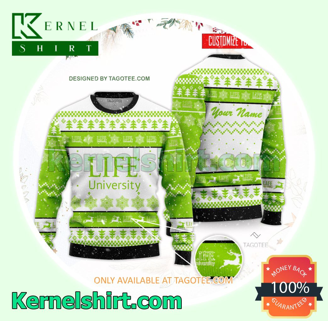 Life University Xmas Knit Sweaters