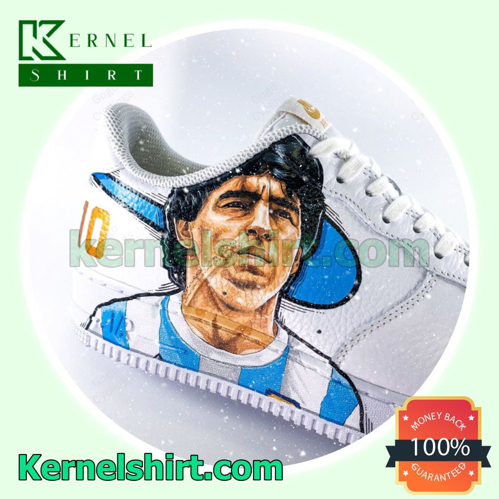 Top Selling Lionel Messi 10 Argentina National Team Mens Air Force Sneakers