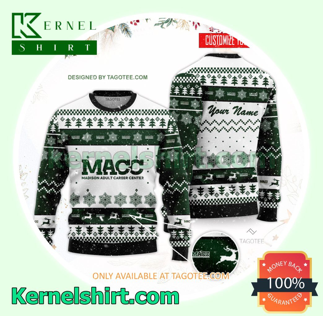 Madison Adult Career Center Xmas Knit Sweaters