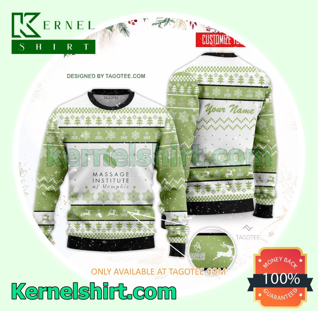 Massage Institute of Memphis Xmas Knit Sweaters