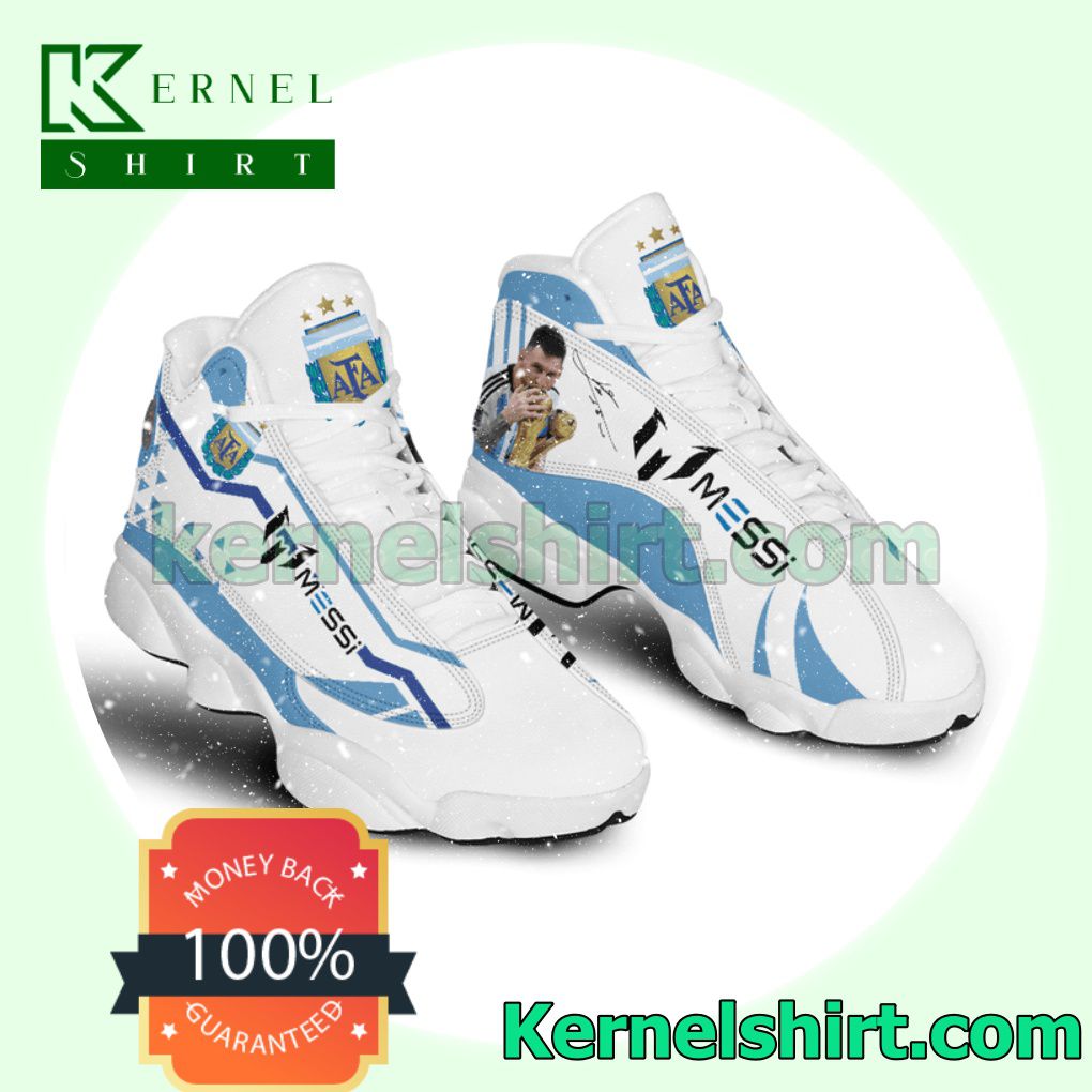 Messi World Cup Champions 2022 Jordan Sneakers a