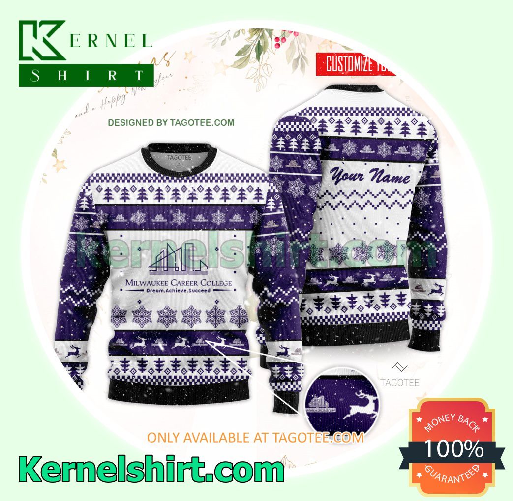 Milwaukee Career College Xmas Knit Sweaters