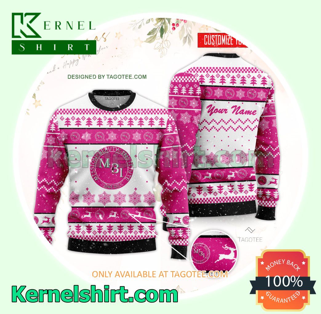 Mission Beauty Institute Student Xmas Knit Sweaters