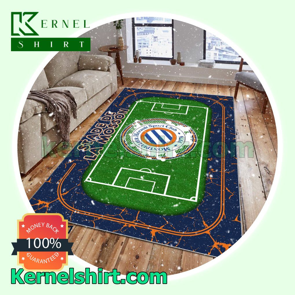 Montpellier HSC Fan Rectangle Rug