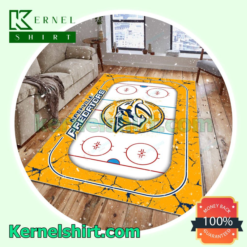 Nashville Predators Fan Rectangle Rug