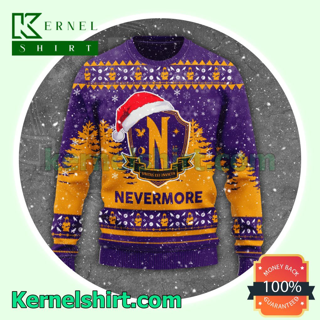 Nevermore Academy Xmas Knitted Sweaters a