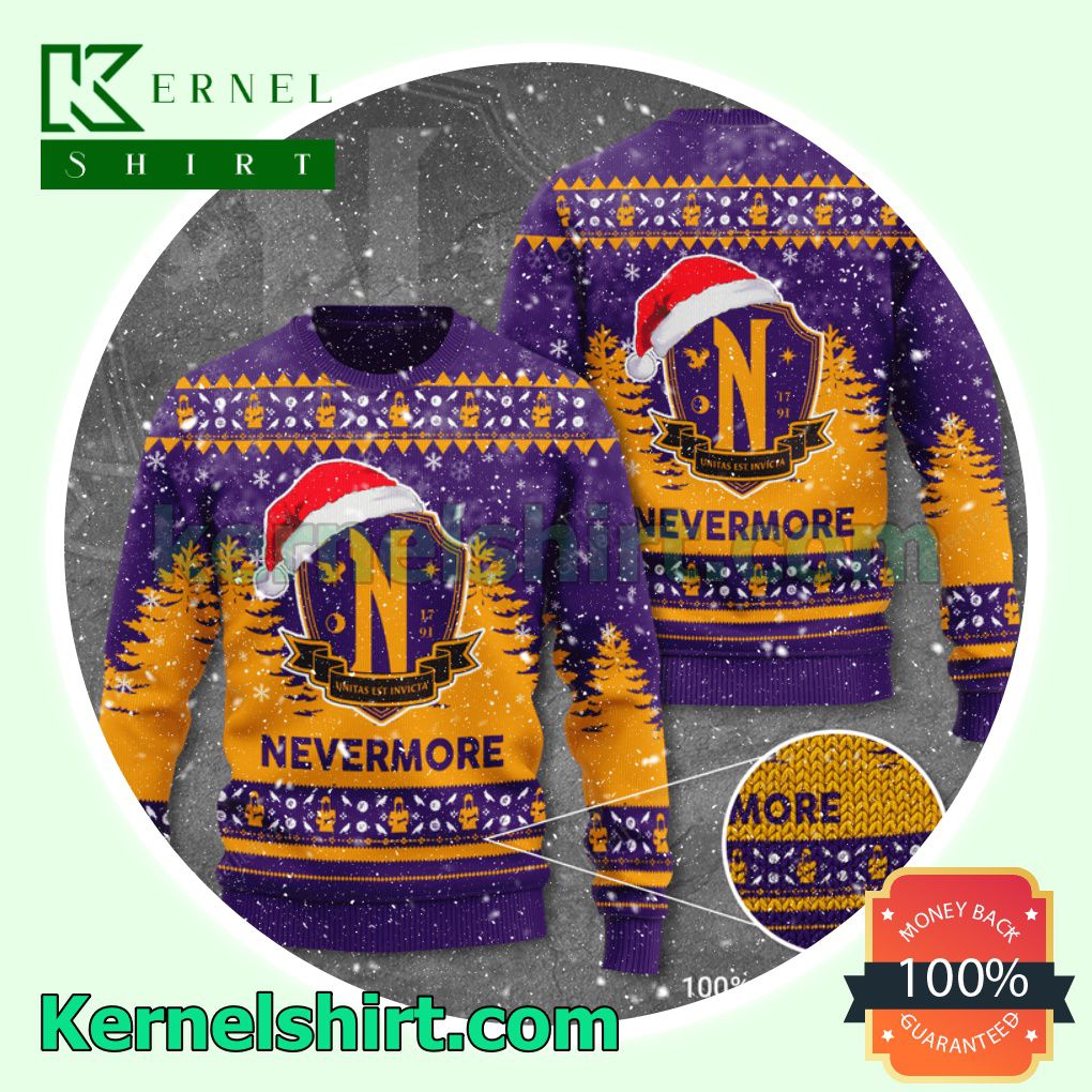 Nevermore Academy Xmas Knitted Sweaters