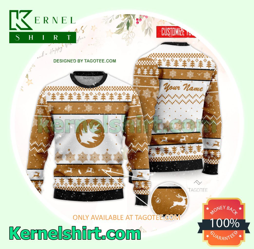 Nicolet Area Technical College Logo Xmas Knit Sweaters