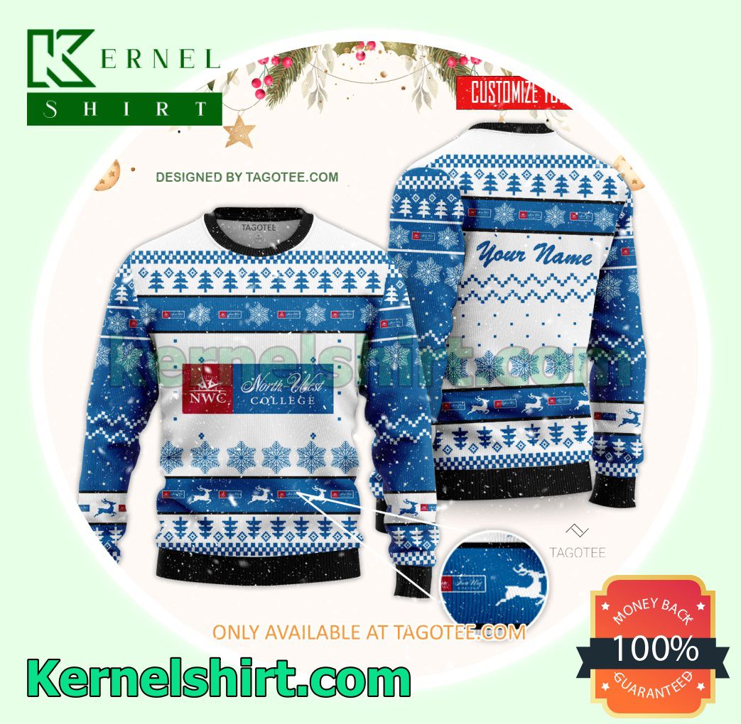 North-West College-Glendale Xmas Knit Sweaters