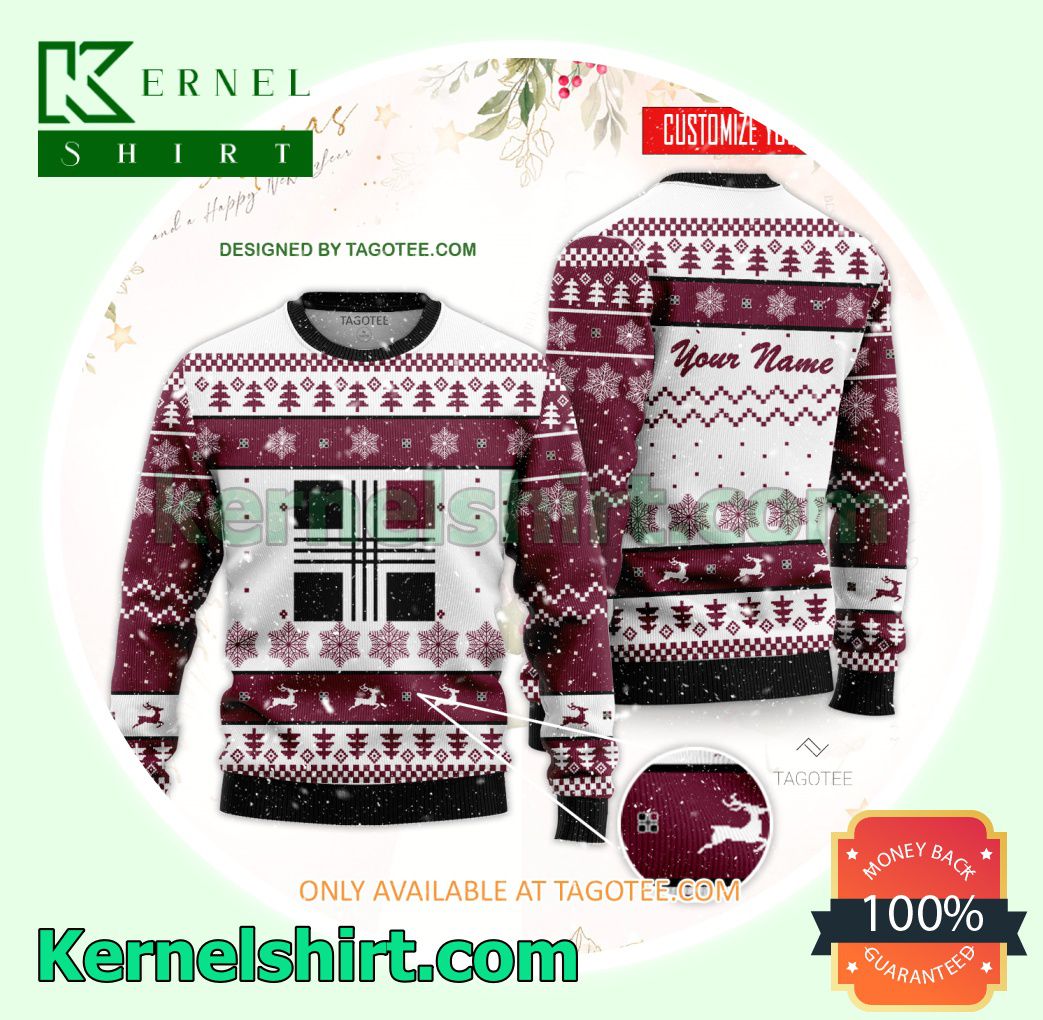 Northeastern Seminary Logo Xmas Knit Sweaters