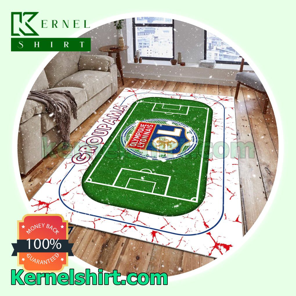 Olympique Lyonnais Fan Rectangle Rug