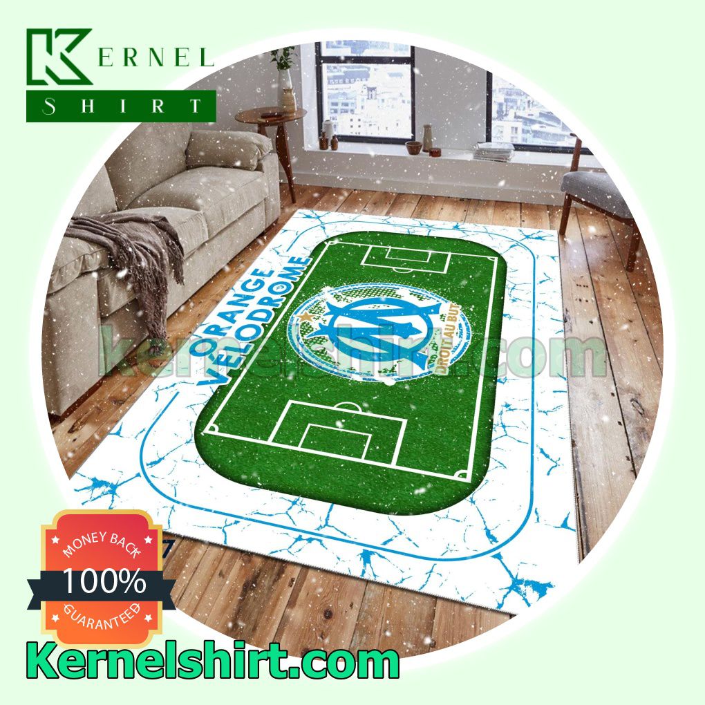 Olympique de Marseille Fan Rectangle Rug