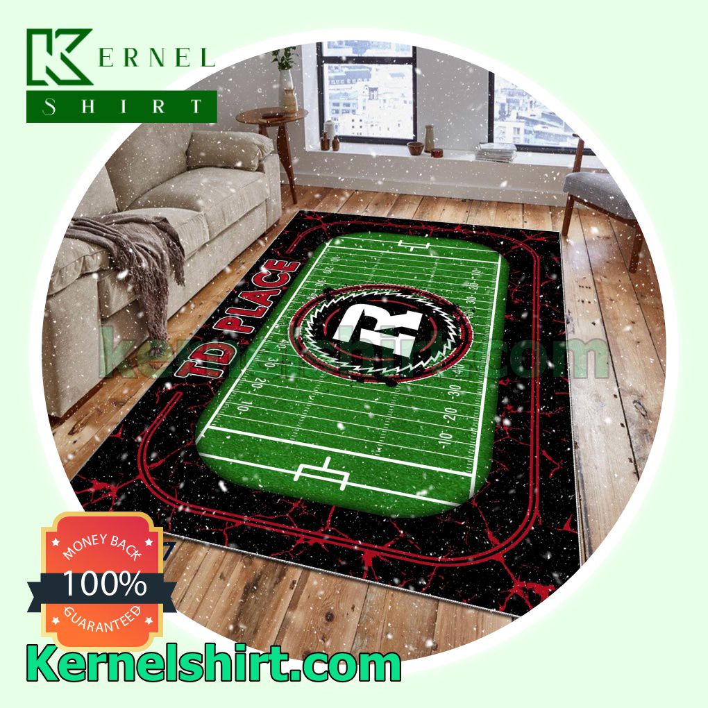 Ottawa Redblacks Fan Rectangle Rug