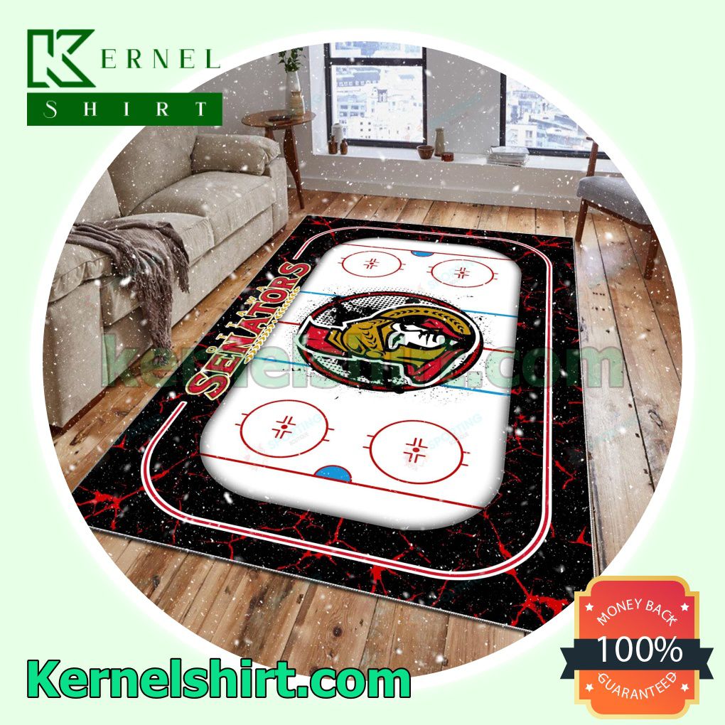 Ottawa Senators Fan Rectangle Rug