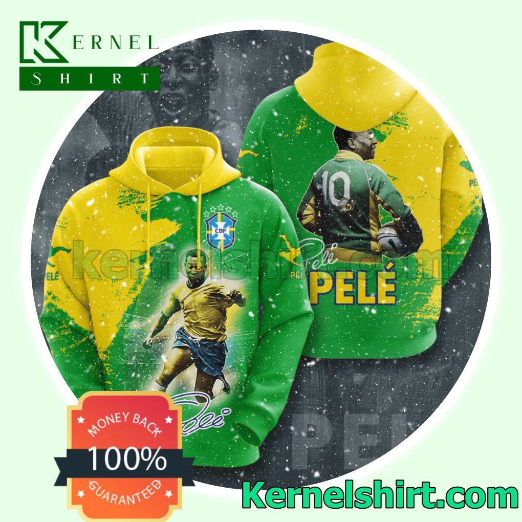 Pelé Legend Of Football Signature Hawaiian Polo Shirt