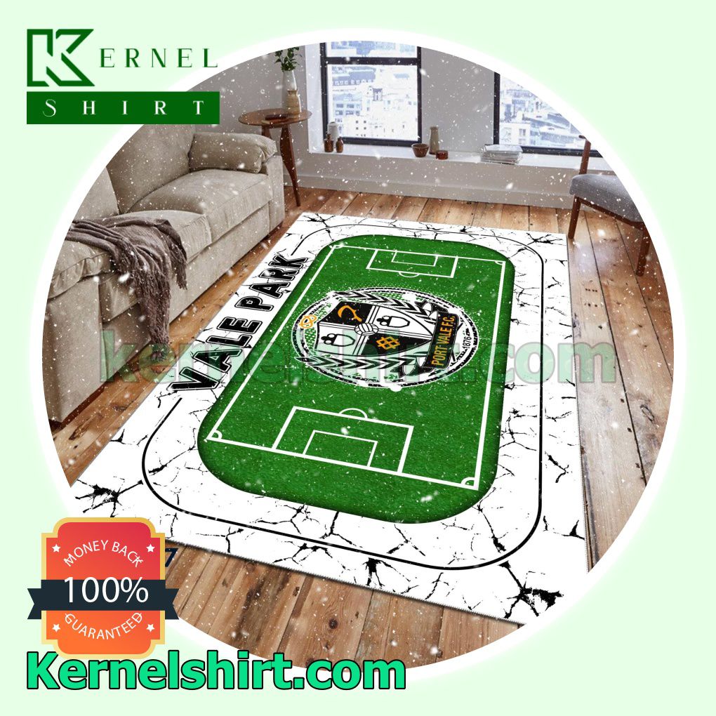 Port Vale Fan Rectangle Rug