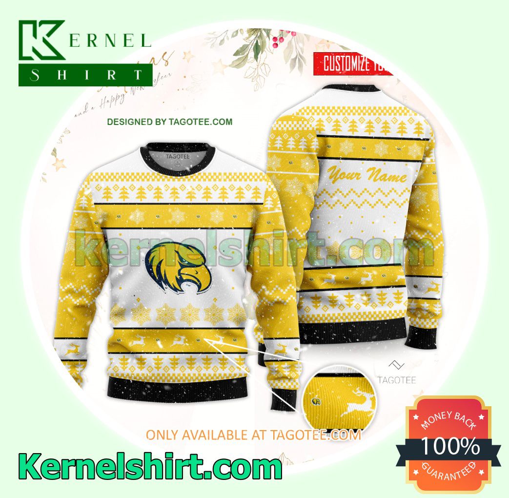 Rock Valley College Logo Xmas Knit Sweaters