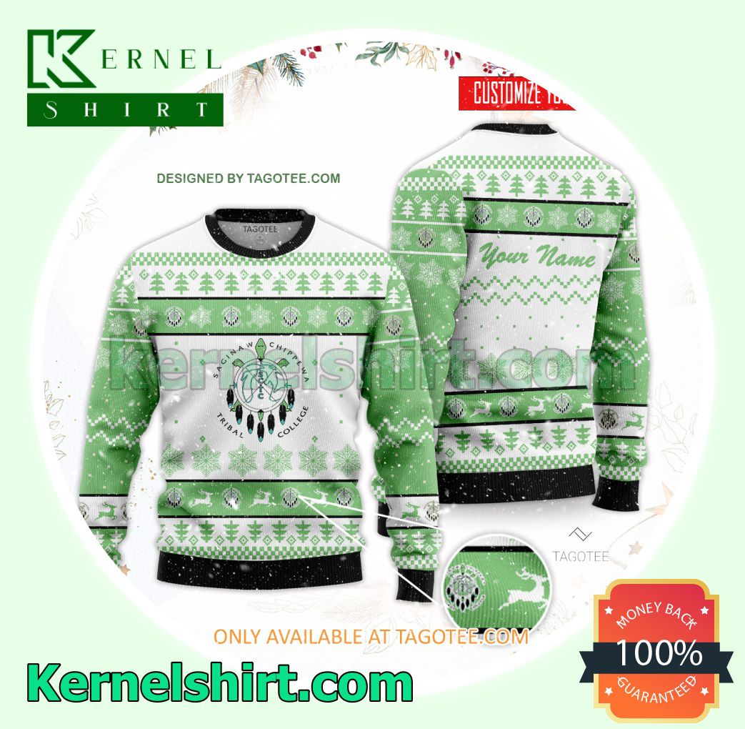 Saginaw Chippewa Tribal College Student Xmas Knit Sweaters