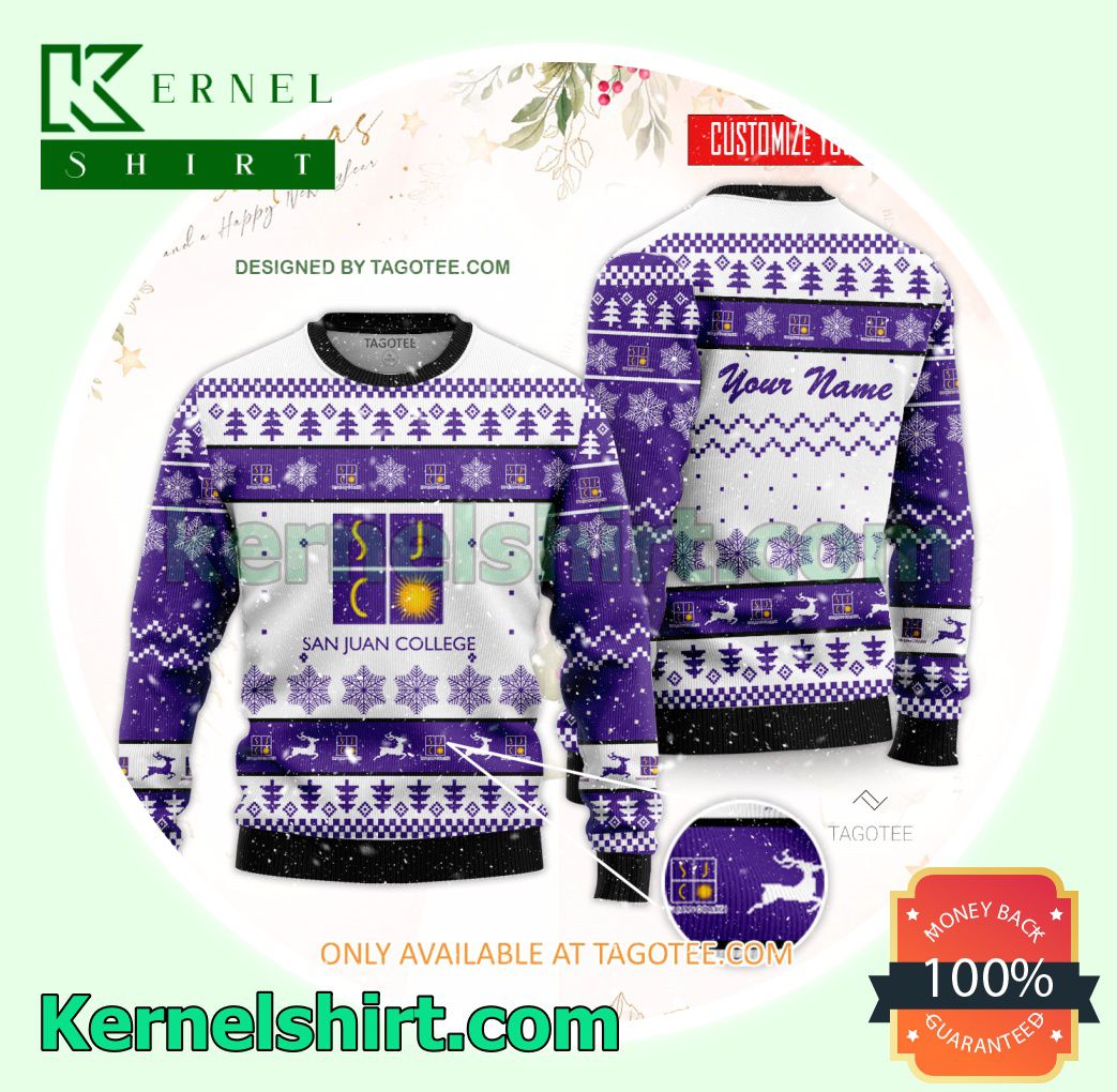 San Juan College Xmas Knit Sweaters