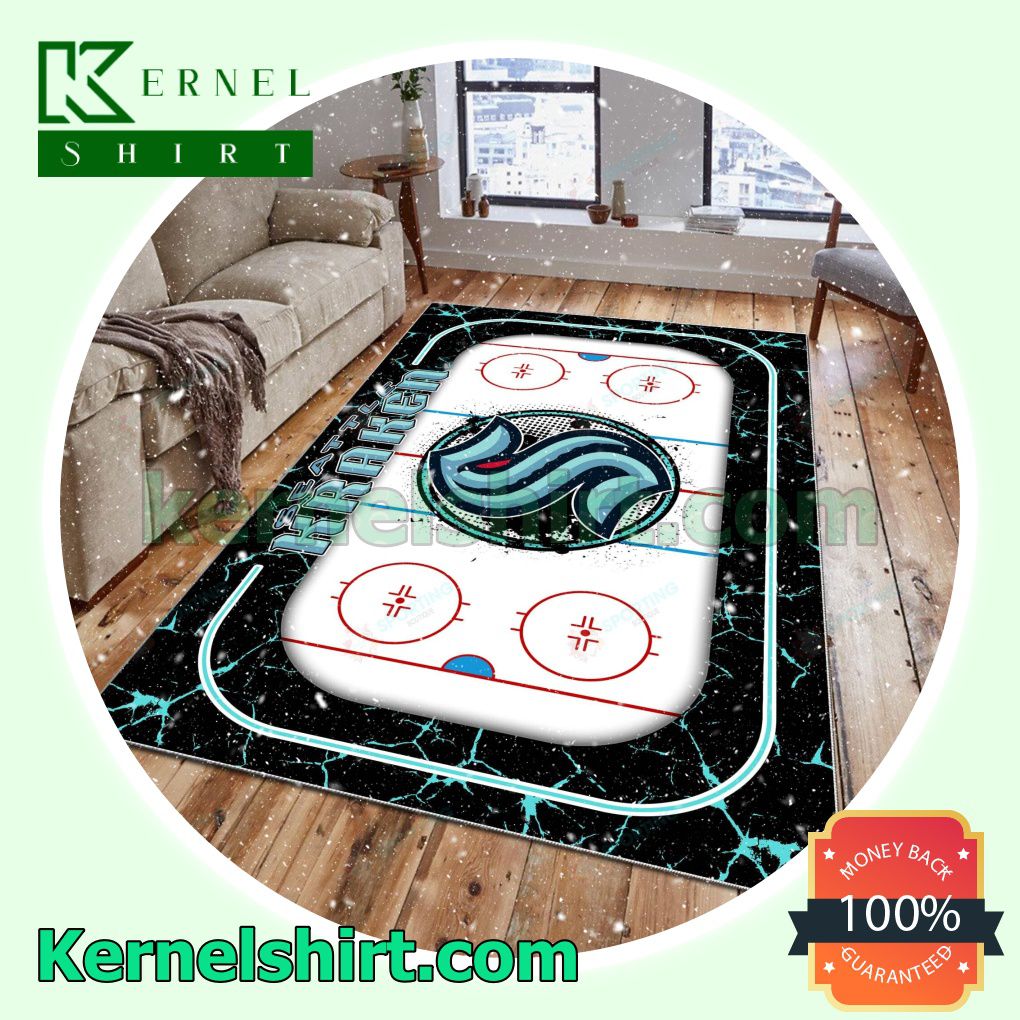 Seattle Kraken Fan Rectangle Rug