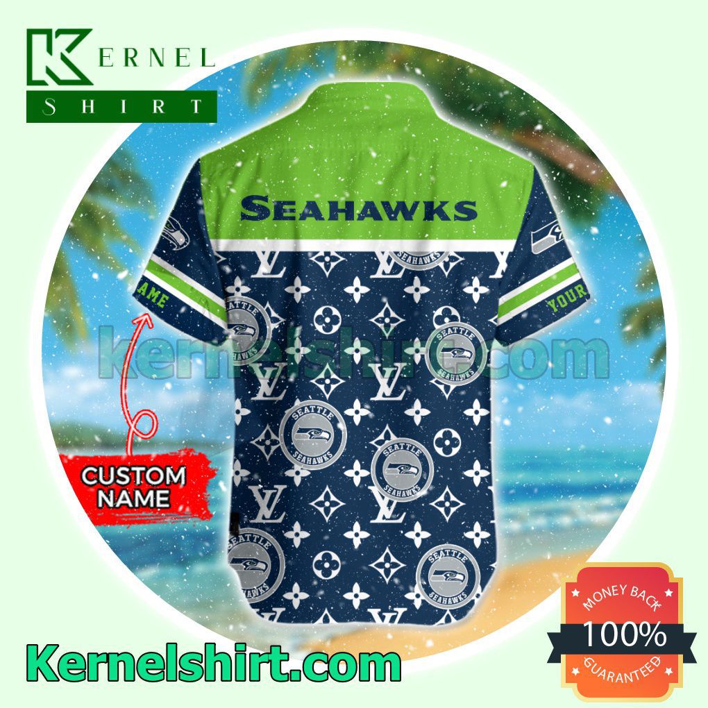 Best Seattle Seahawks Luxury Louis Vuitton Beach Shirt