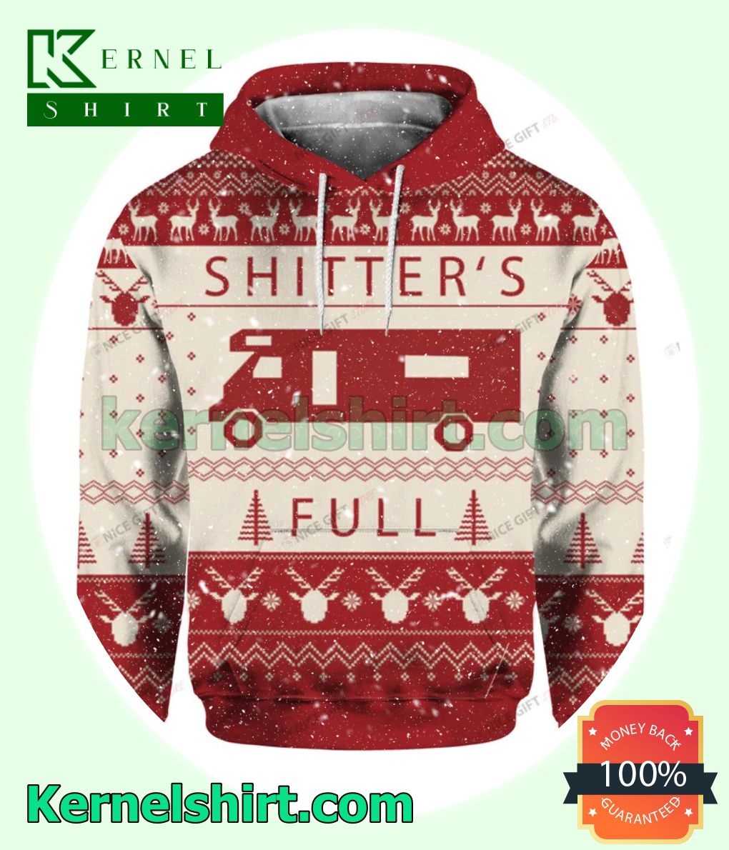 Shitter's Full National Lampoon's Christmas Vacation Hooded Sweatshirts