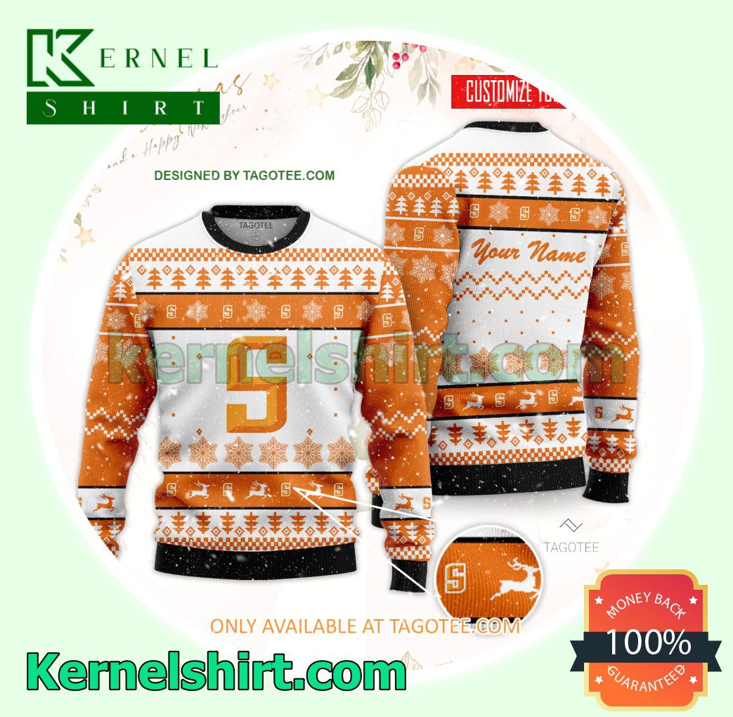 Snow College-Richfield Campus Logo Xmas Knit Sweaters