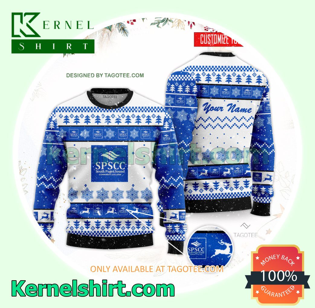 South Puget Sound Community College Student Xmas Knit Sweaters