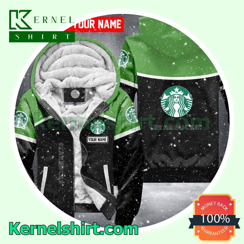 Starbucks Brand Warn Hoodie Jacket
