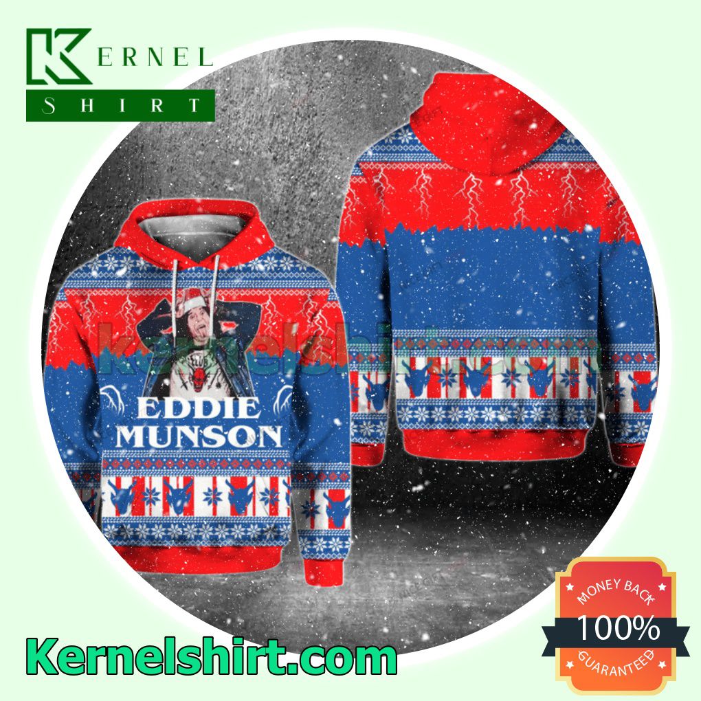 Stranger Things Eddie Munson Hooded Sweatshirts