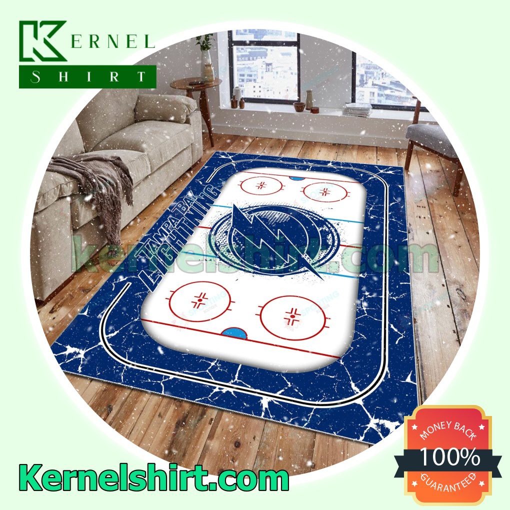 Tampa Bay Lightning Fan Rectangle Rug