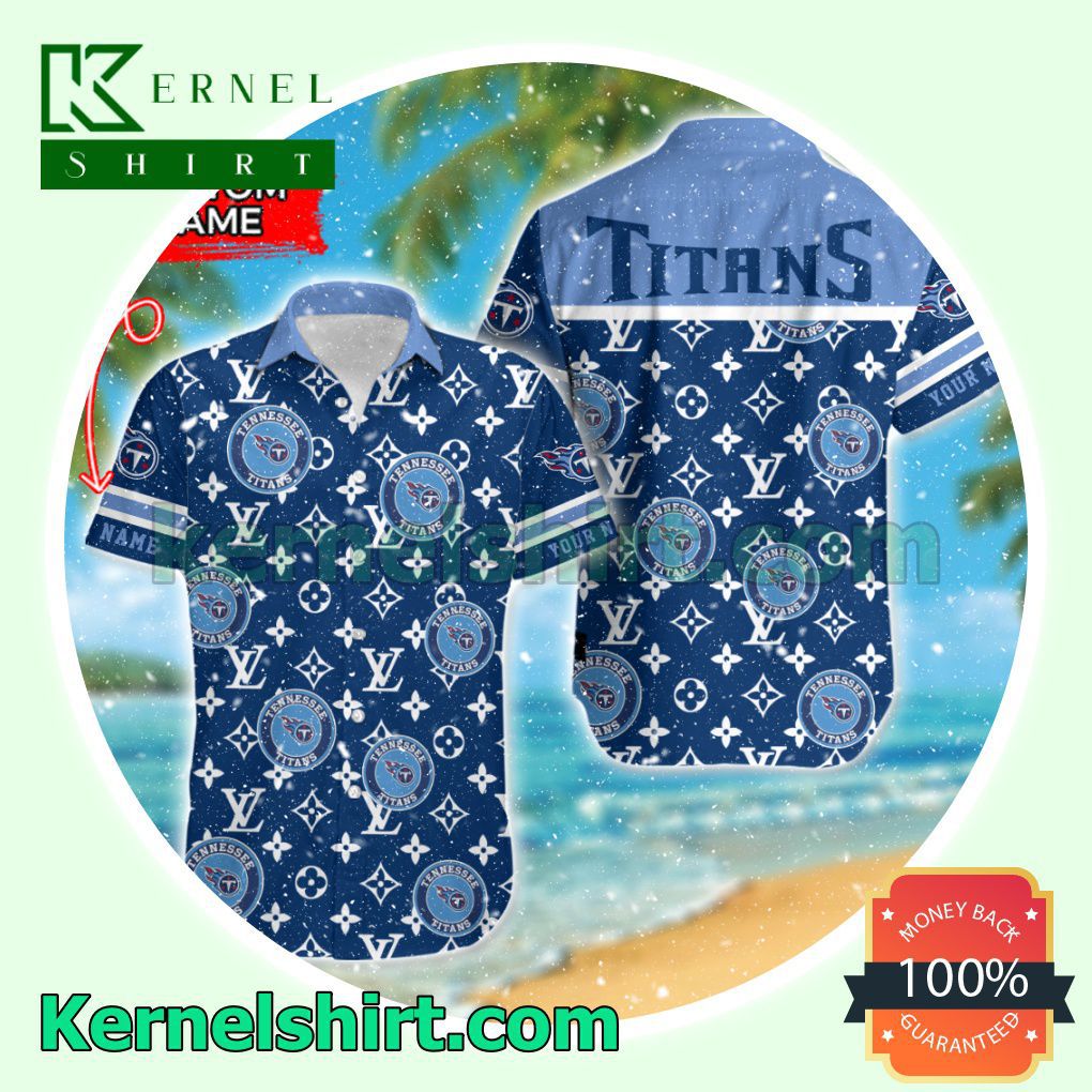 Tennessee Titans Luxury Louis Vuitton Beach Shirt